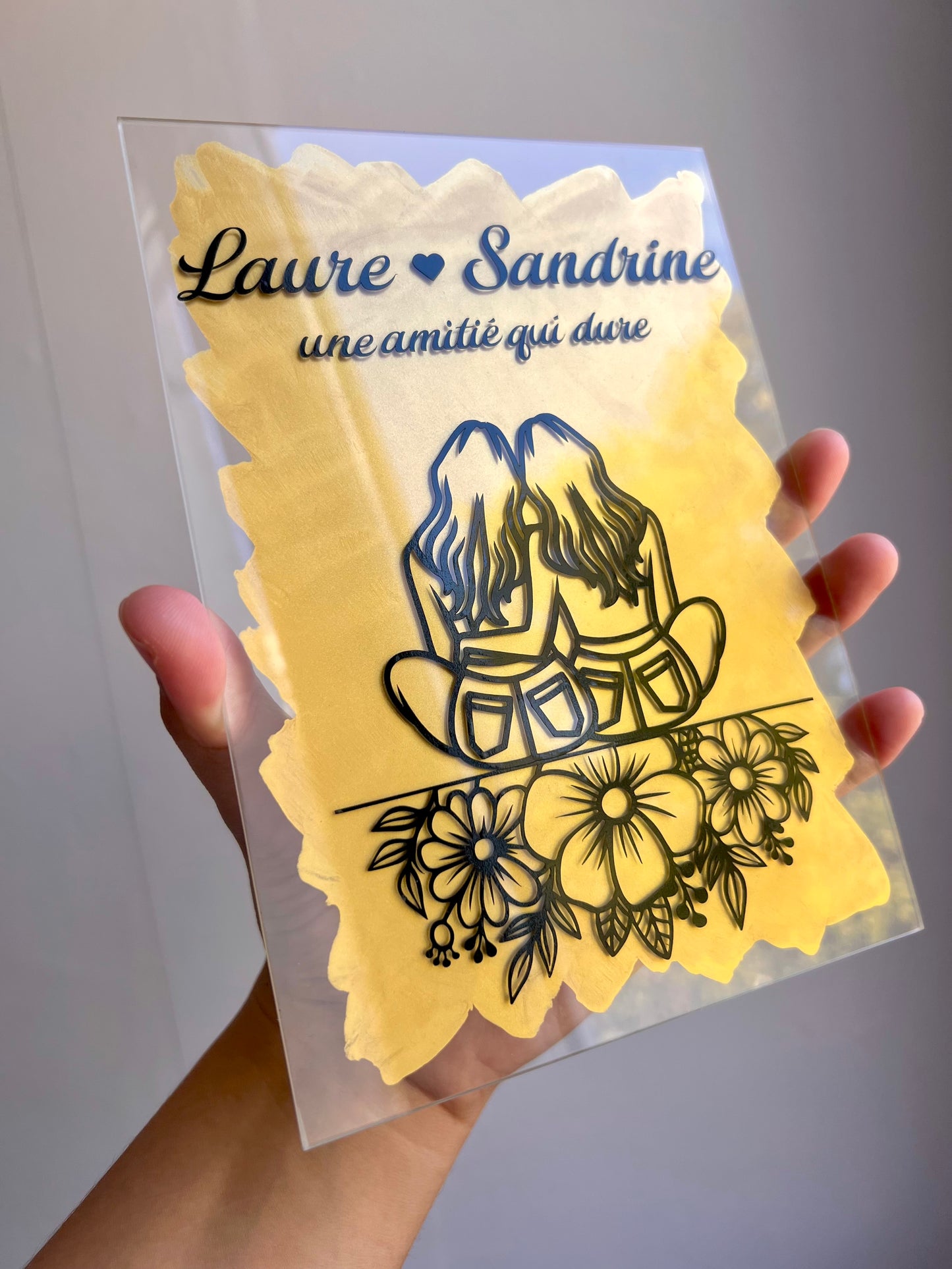 Cadre Amitié + chevalet