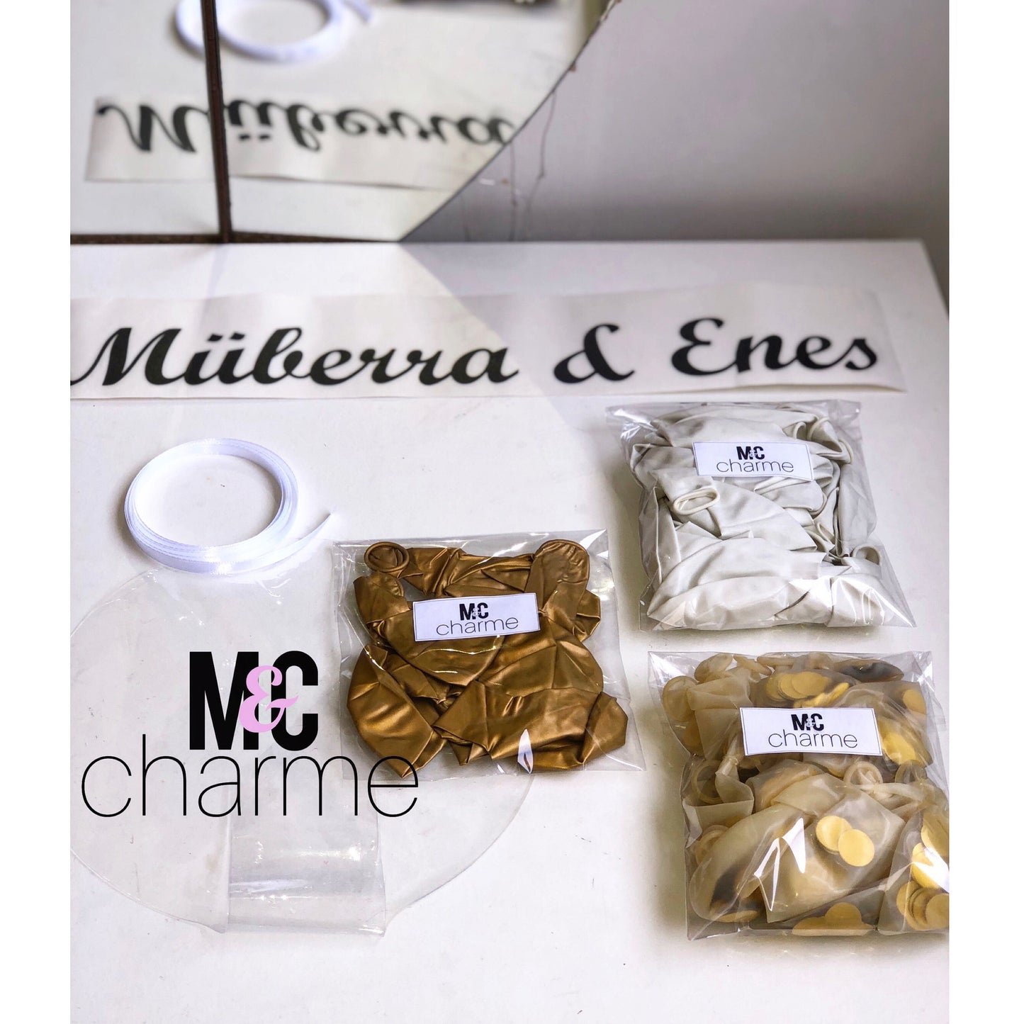 Kit de GROS Ballon transparent personnalisé