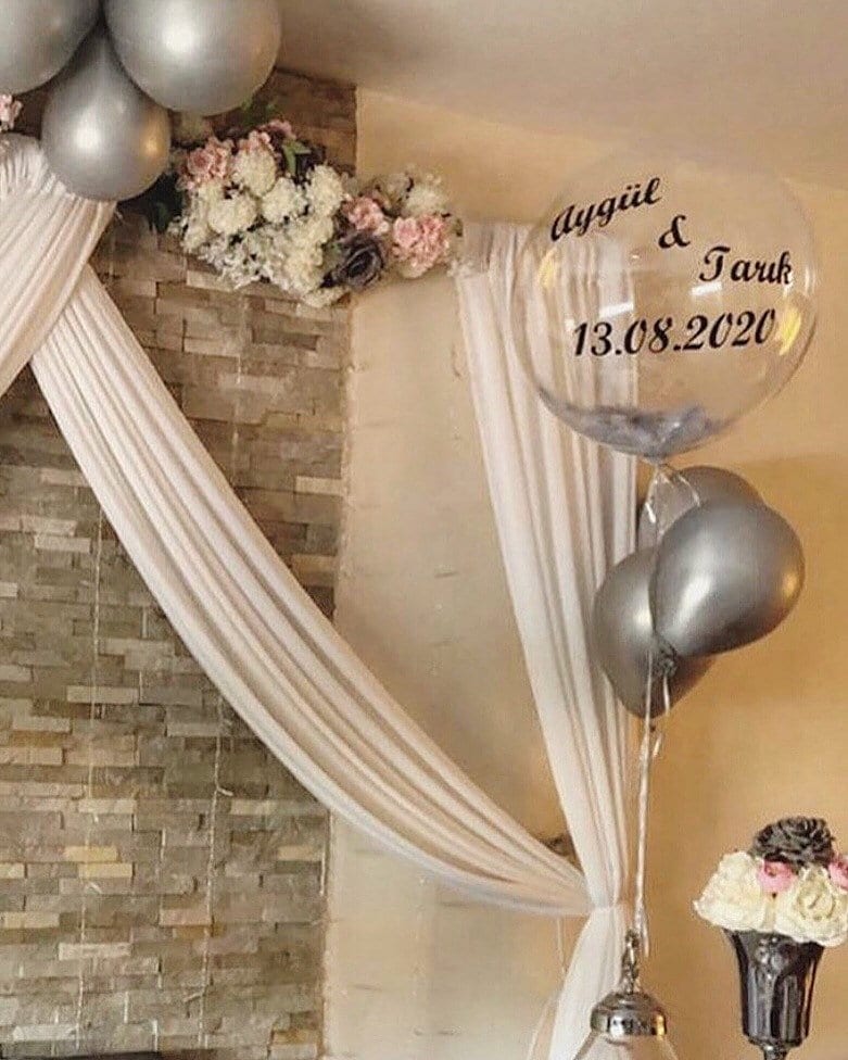 Kit de GROS Ballon transparent personnalisé