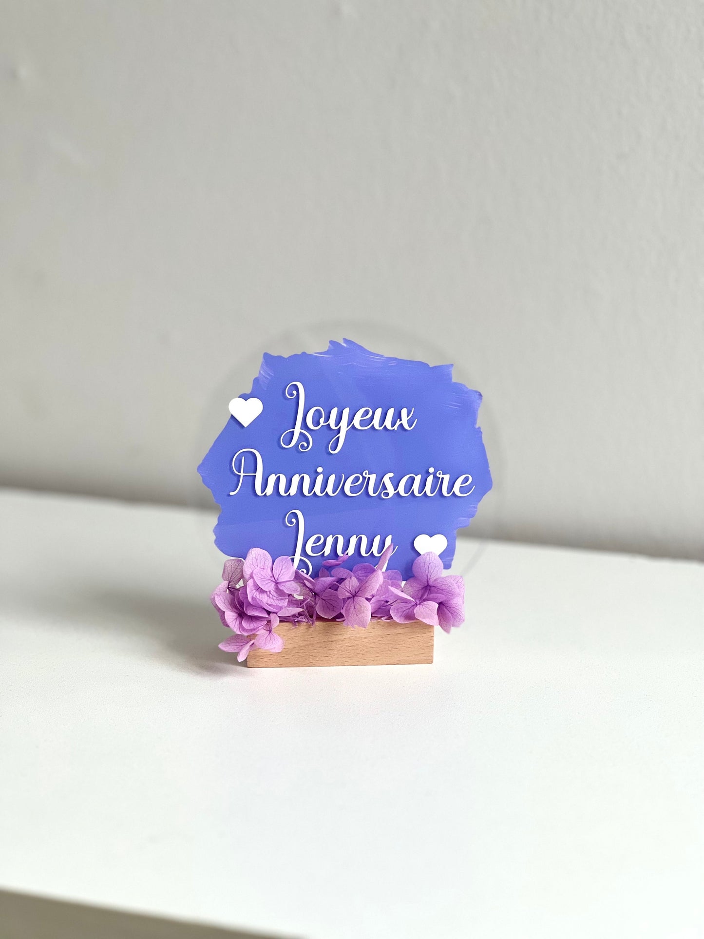 Petit support d'affichage personnalisé en acrylique (10 cm)