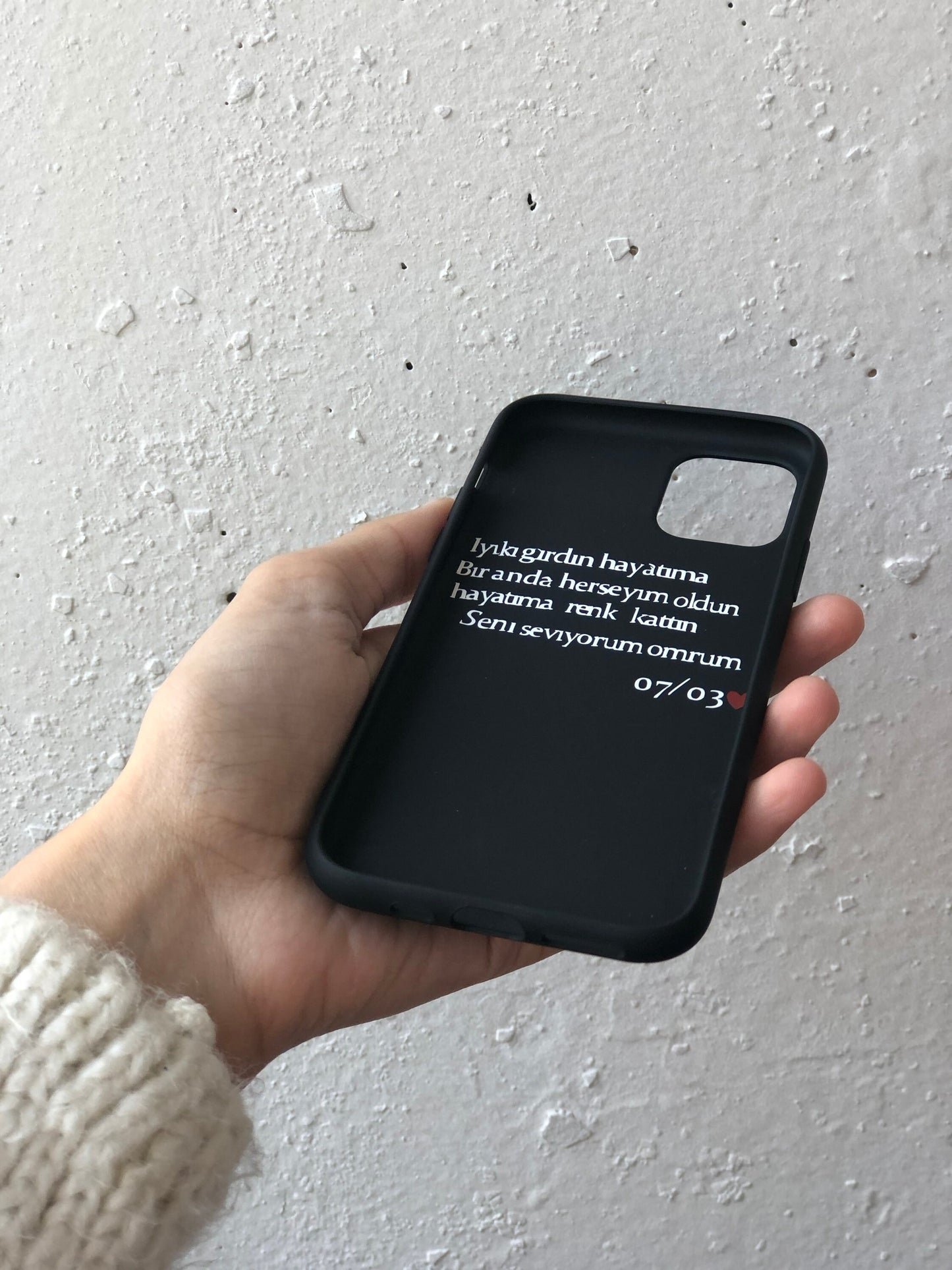 Coque personnalisée de l’intérieur