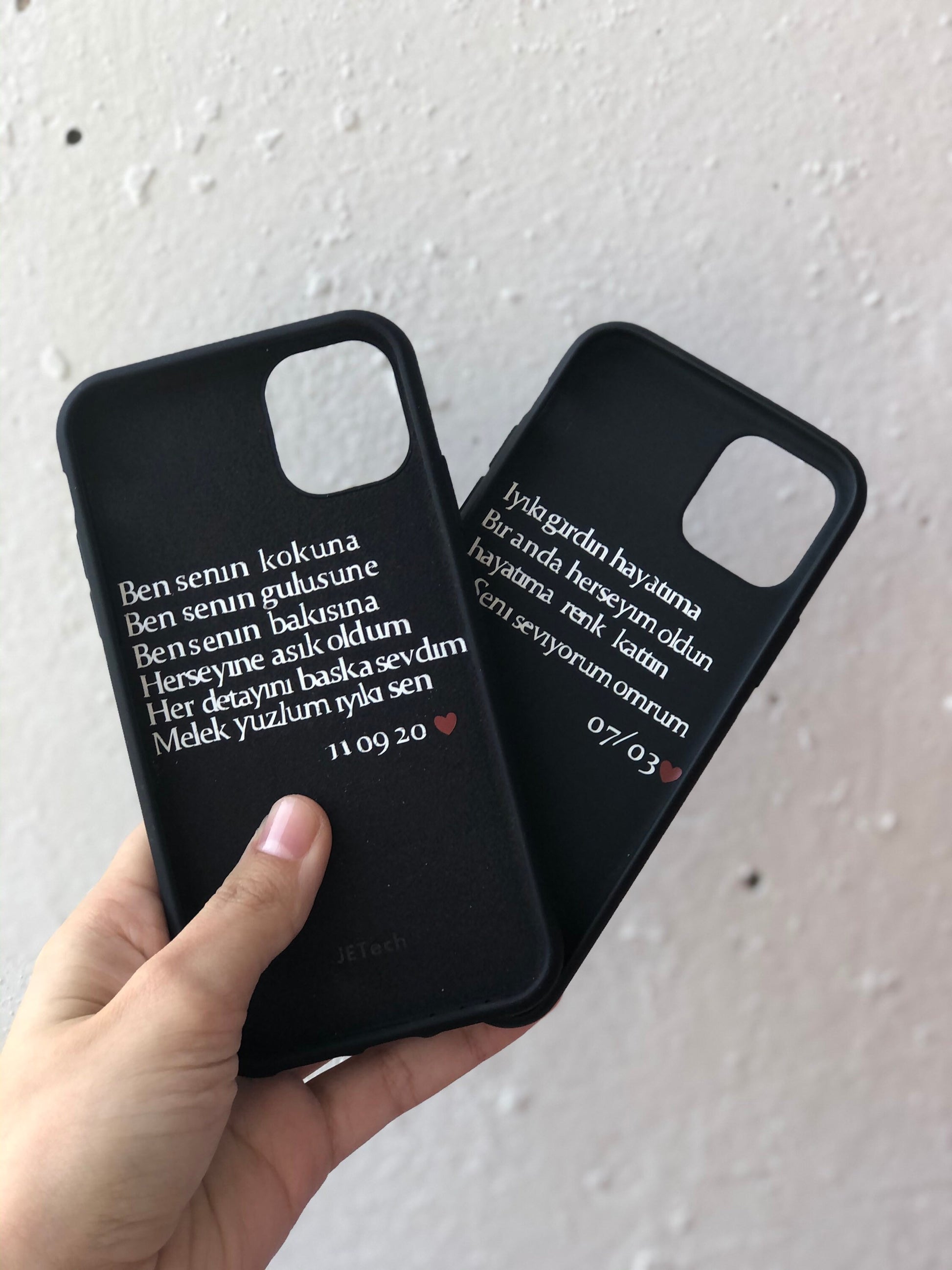 Coque personnalisée de l’intérieur